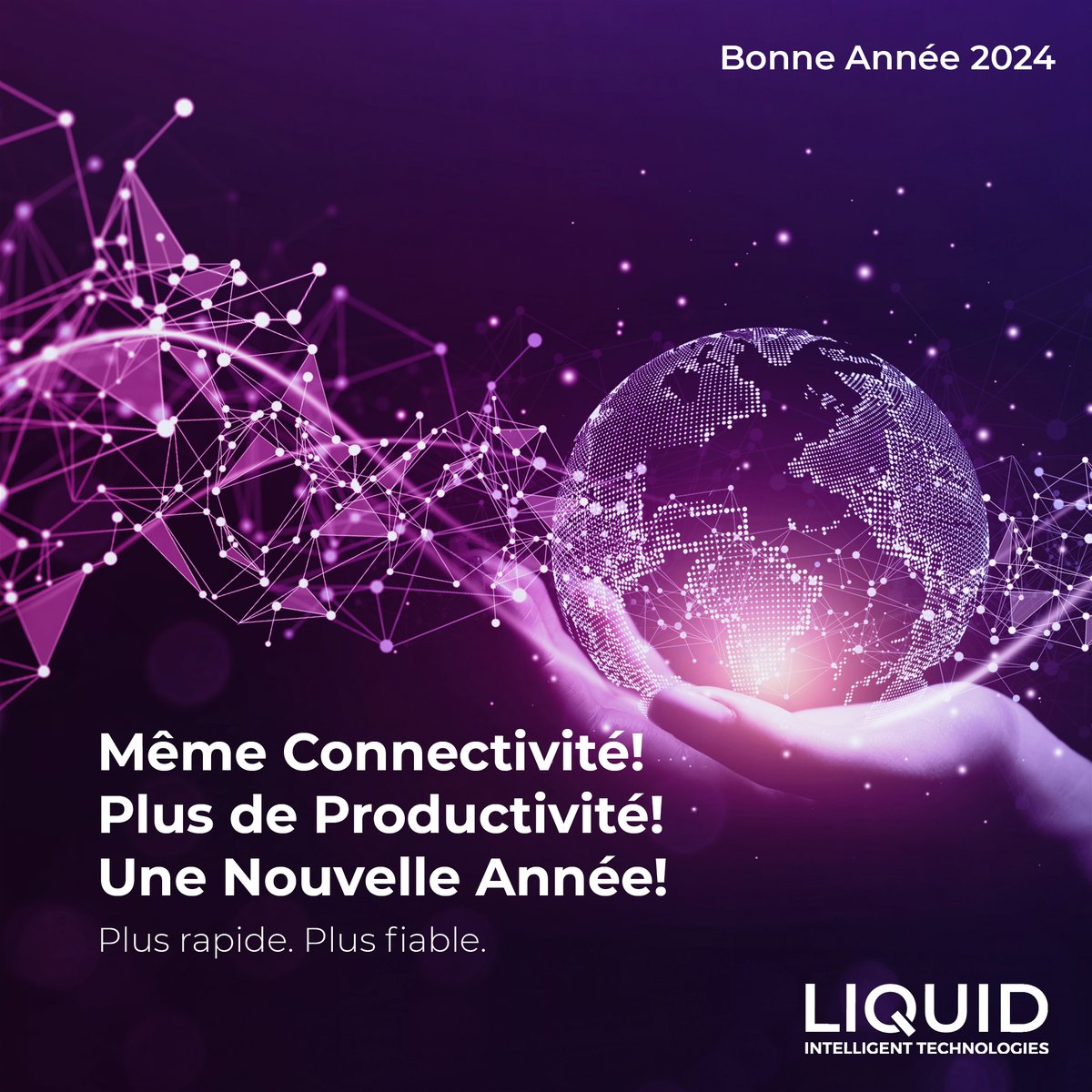 Bonne et Heureuse Année 2024.

#NousSommesLIT #fibre #onestopshop #africa #rdc #reussite #connectivite #numerique #oneteam
