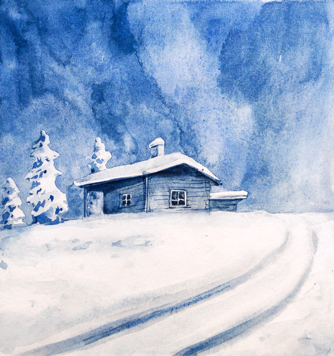 #NFT #tezosCummunity

❄️A Visit From Winter

🎨Original watercolor painting

💎5 $XTZ
📎➡️objkt.com/asset/KT1U4fzF…
