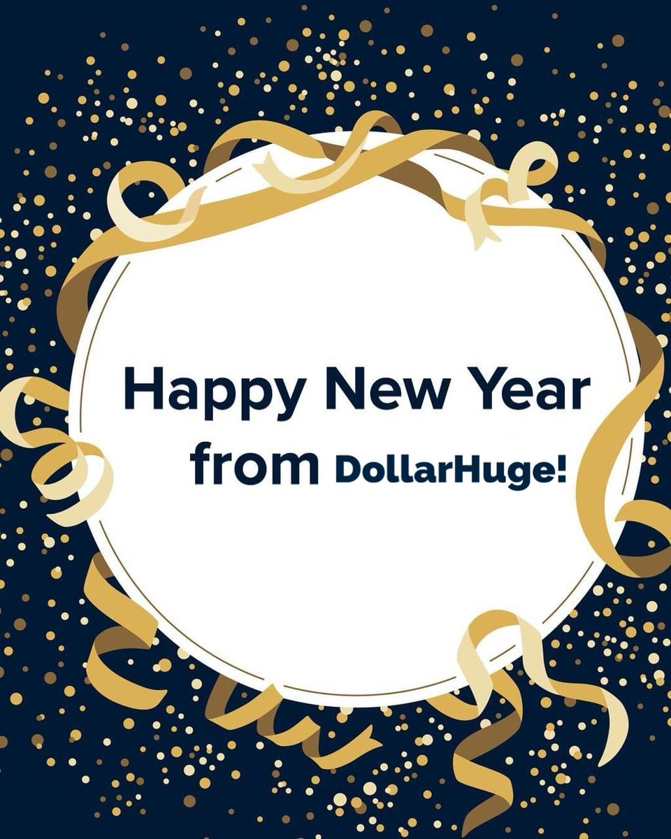 Happy New Year from DollarHuge!
Here’s to a bright, inspiring 2024

#HappyNewYear   #HappyNewYear2024 #Welcome2024