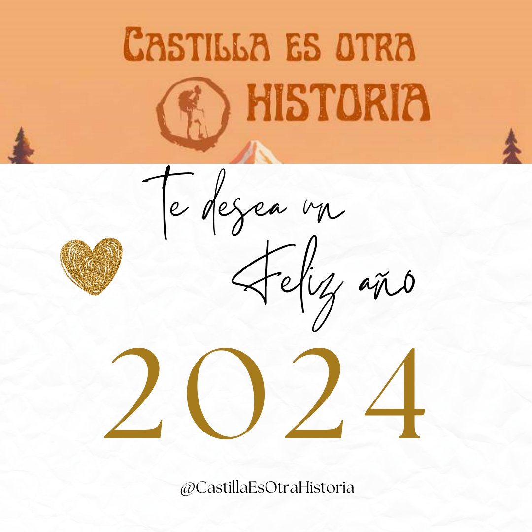 Castilla es otra Historia te desea un Feliz Año 2024 y que tengamos salud y tiempo para hacer muchas de las actividades que nos propongamos.

#FelizAñoNuevo #Feliz2024
#CEOH #Salud #Actividades #2024