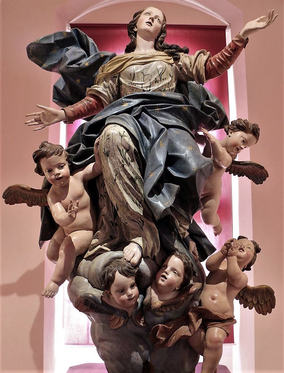BUON PRIMO DELL'ANNO AI FOLLOWERS DELLA PAGINA DELL'ARTE Nicola Fumo, Assunta, 1689. Legno policromo. Lecce, Museo Diocesano di Arte Sacra.