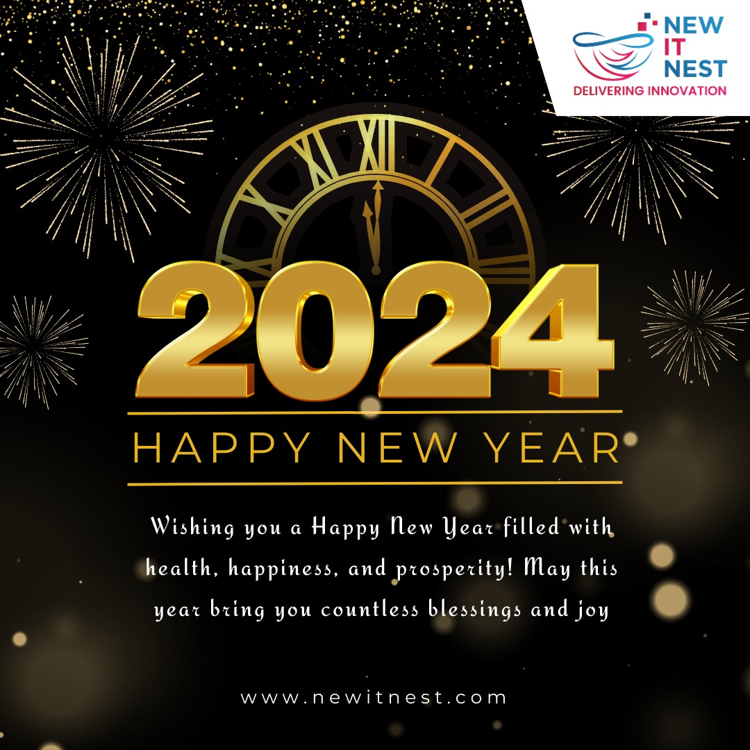 newitnest's tweet image. #NewITNest -Wishing you a year filled with joy, peace, and prosperity. Step into the New Year with confidence and a heart full of dreams.