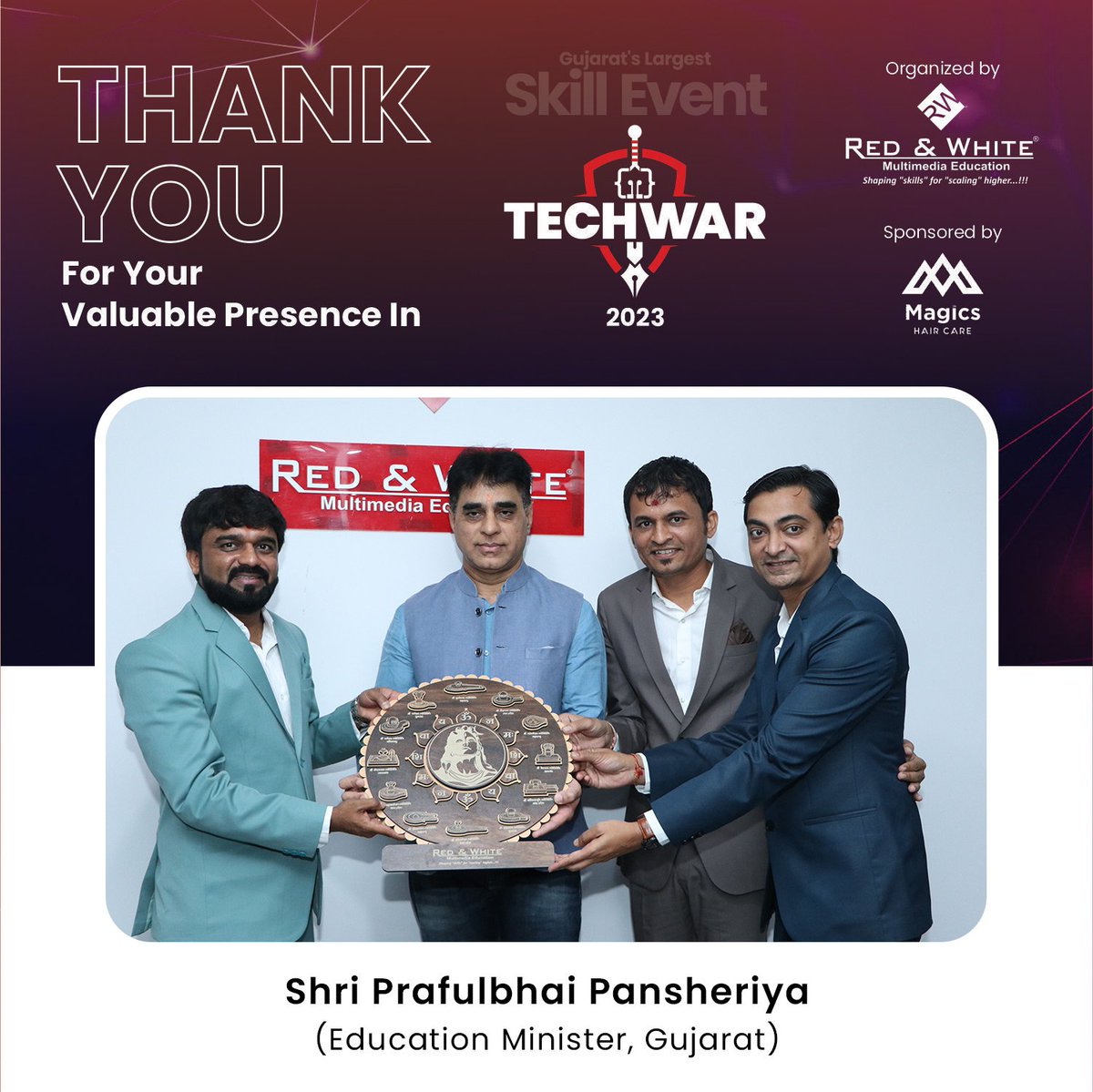 Red & White Multimedia Education tweet media