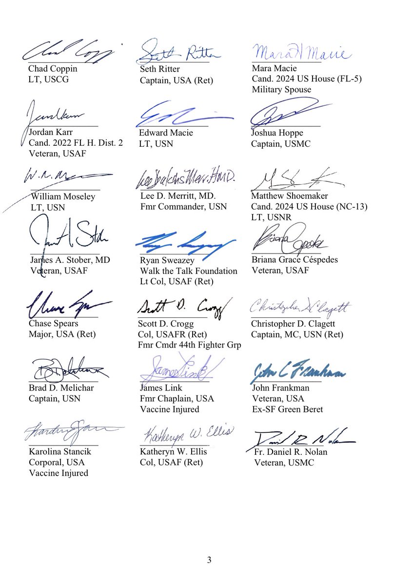 JHippityHoppe's tweet photo. 🚨Declaration of Military Accountability 

Here is the Open Letter to the American People with 231 signatures from service members and veterans:
https://t.co/iUNN6G50YL https://t.co/V8uIa3ot4j