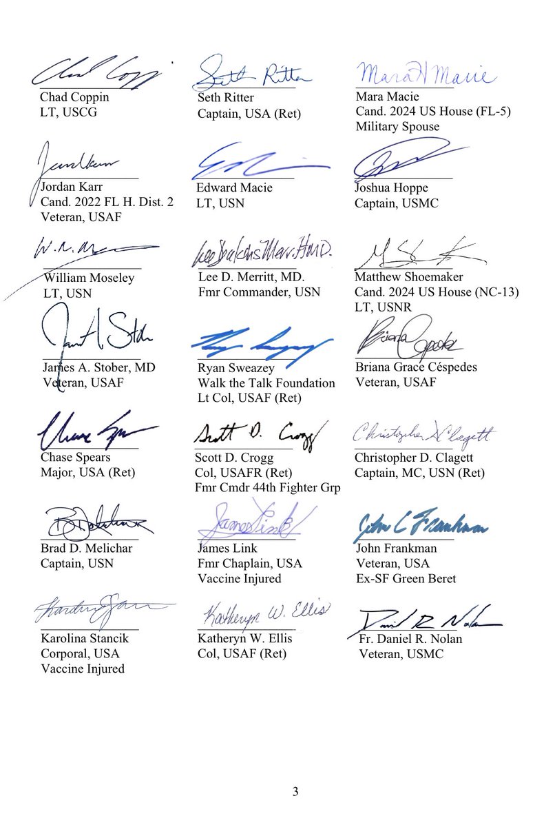 🚨Declaration of Military Accountability Here is the Open Letter to the American People with 231 signatures from service members and veterans: docdroid.com/zwy8Bmx/declar…