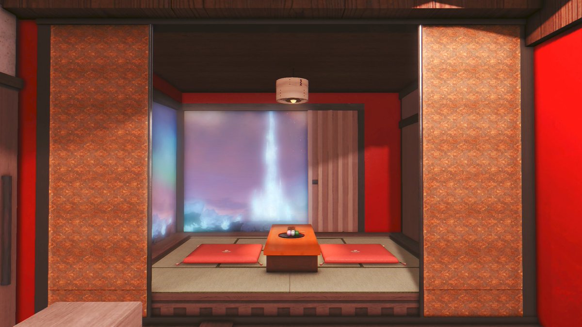 ♦️Hiiro (緋色)♦️
Address: Primal Leviathan Lavender Beds ward 17 plot 56

Inspired by my previous design x.com/kutatertot/sta…

Tour: youtu.be/PkIoW-o8QFk?si…

#FF14 #FF14ハウジング #ffxivhousing #FF14Housing #HousingEden