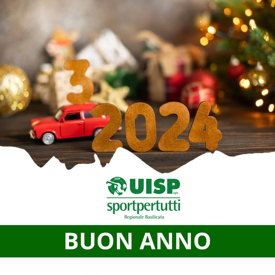 Tanti cari auguri di un sereno 2024! 🥳

#Uisp #UispBasilicata #BuonAnno 💚