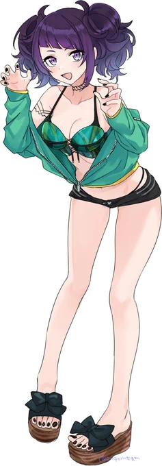 摩美々せっかく全身描いたからやっぱうぷろ～