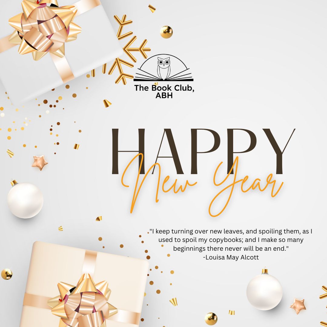 ABHBookClub's tweet photo. May the new your be accompanied with blessings for you and your loved ones.

Happy New Year 🎊 https://t.co/0anwwkQQRM