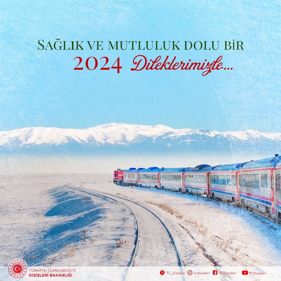 Polonya’daki tüm vatandaşlarımızın yeni yılını kutlar, 2024’ün sağlık, mutluluk ve huzur getirmesini dileriz!