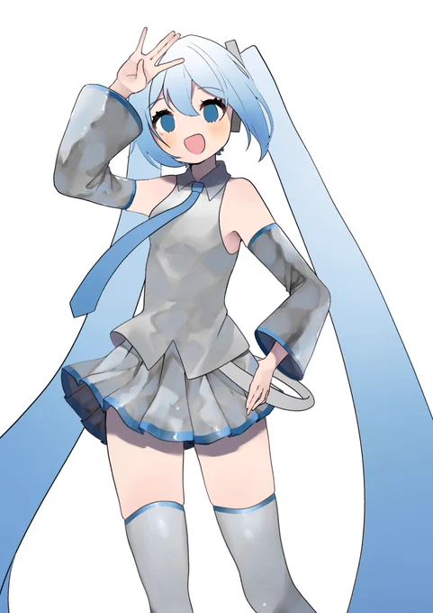 落ち着いてから詳しく話しますが、現在雪ミクを描いています!