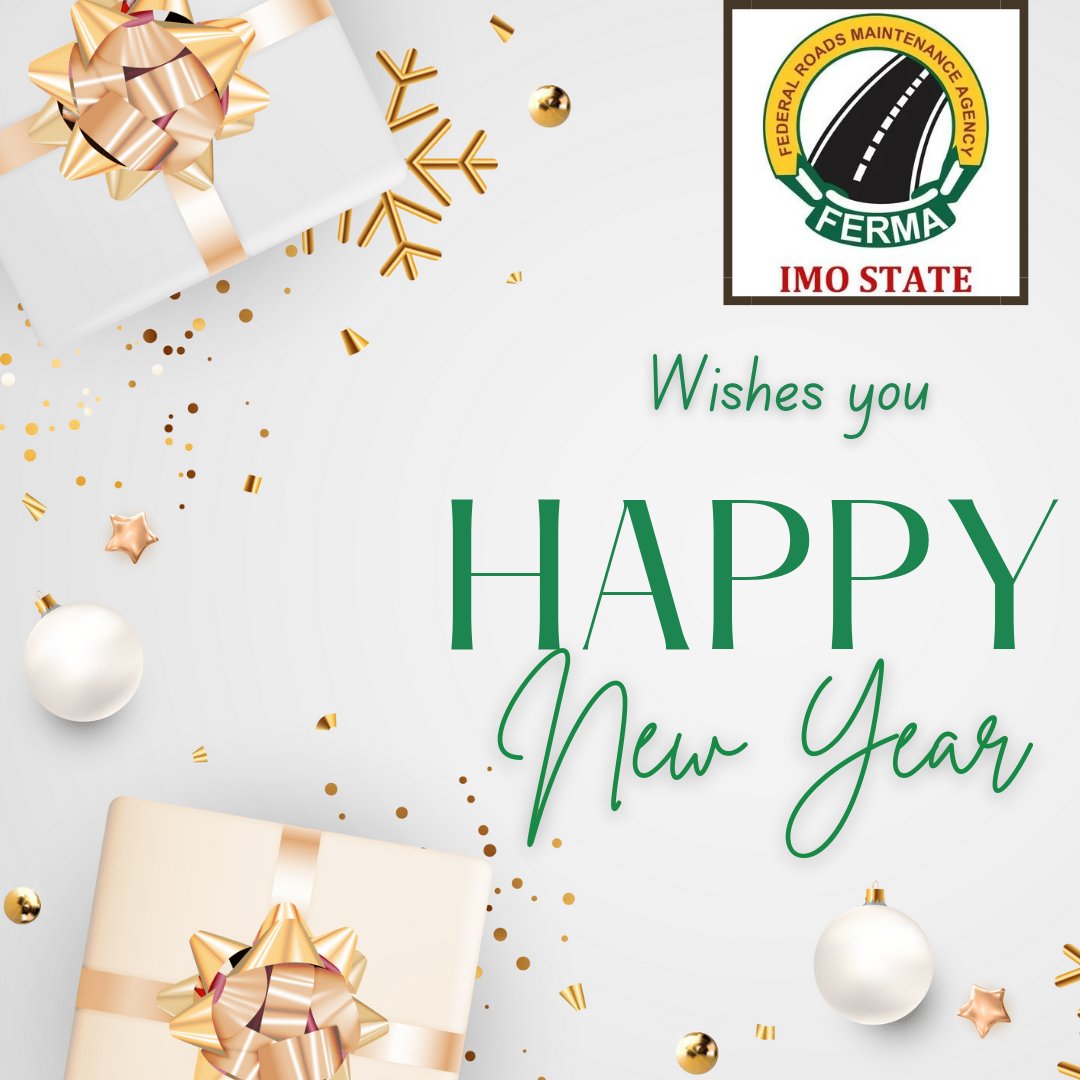 FermaImo's tweet photo. DO HAVE A WONDERFUL NEW YEAR!!!
@DrEmekaAgbasi @FedRoadsNGR @ainamimshach770 @myengineers https://t.co/p41oNs41UC