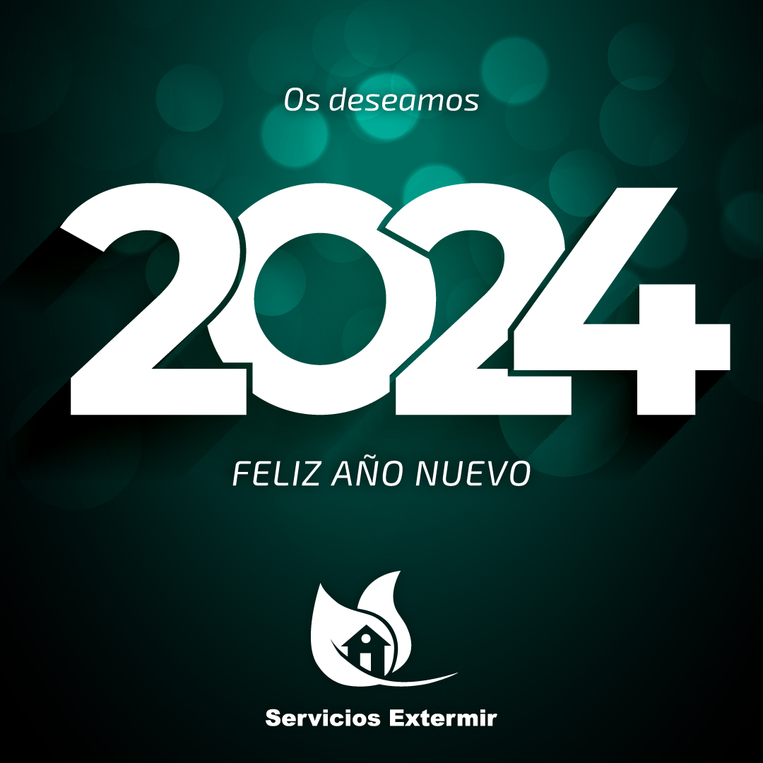 SExtermir's tweet image. Desde Servicios Extermir os mandamos los mejores deseos para este nuevo año 💫.

¡Esperamos que el 2024 sea magnífico para todos vosotros 🎉!
serviciosextermir.com