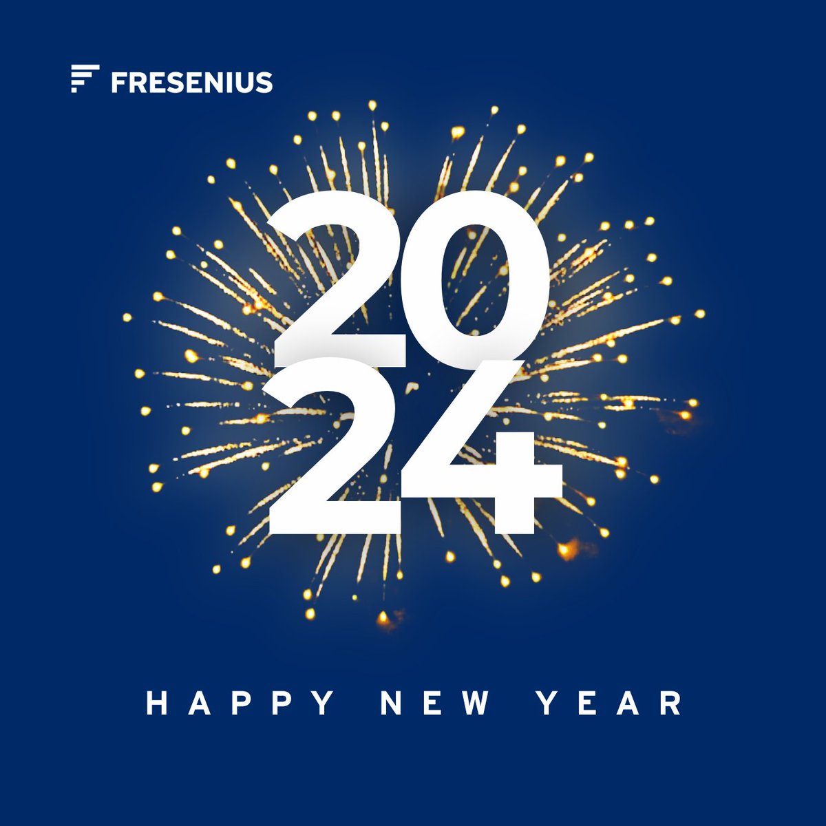 Fresenius's tweet photo. Happy New Year to you and your loved ones! Our best wishes for a year full of health, happiness, and new opportunities.

#HappyNewYear  #Fresenius https://t.co/pRUx5th8Wv