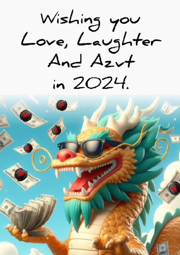 EL_azvt's tweet photo. HAPPY NEW YEAR!
#Virusworld #VRWD #Play2Earn #Virus2Earn #NFT #ETH #Abitrum #nonVC_project #layer2 #zvt #azvt #Memes #memecoin #crypto #cryptocurrencies #BTC #HappyNewYear2024 https://t.co/F5vwRvanrk