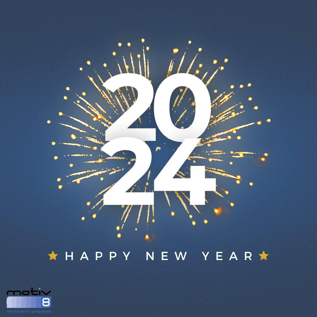 Happy new year from us all at Motiv8!⭐

#lifechancesforyoungpeople #youthempowerment #happynewyear #2024