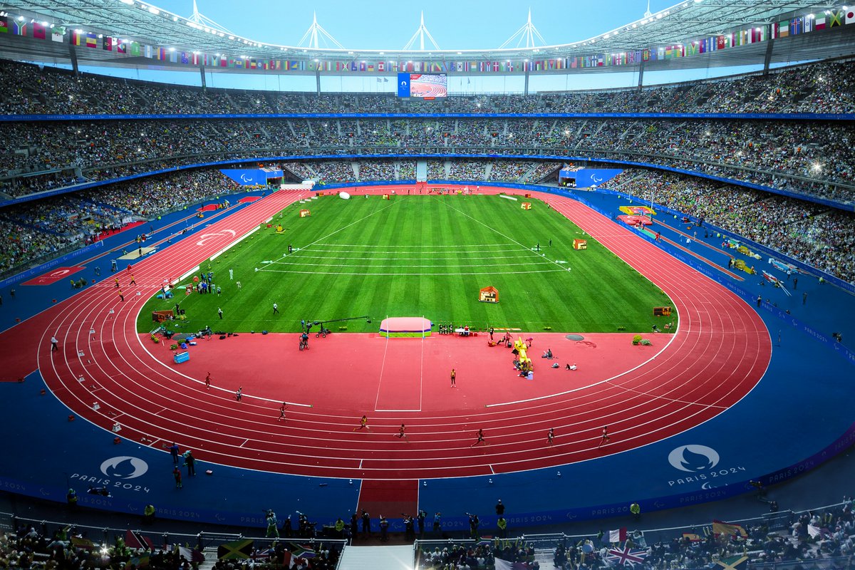 It's... perfect💕 How Stade de France will look for @Paris2024 athletics events!