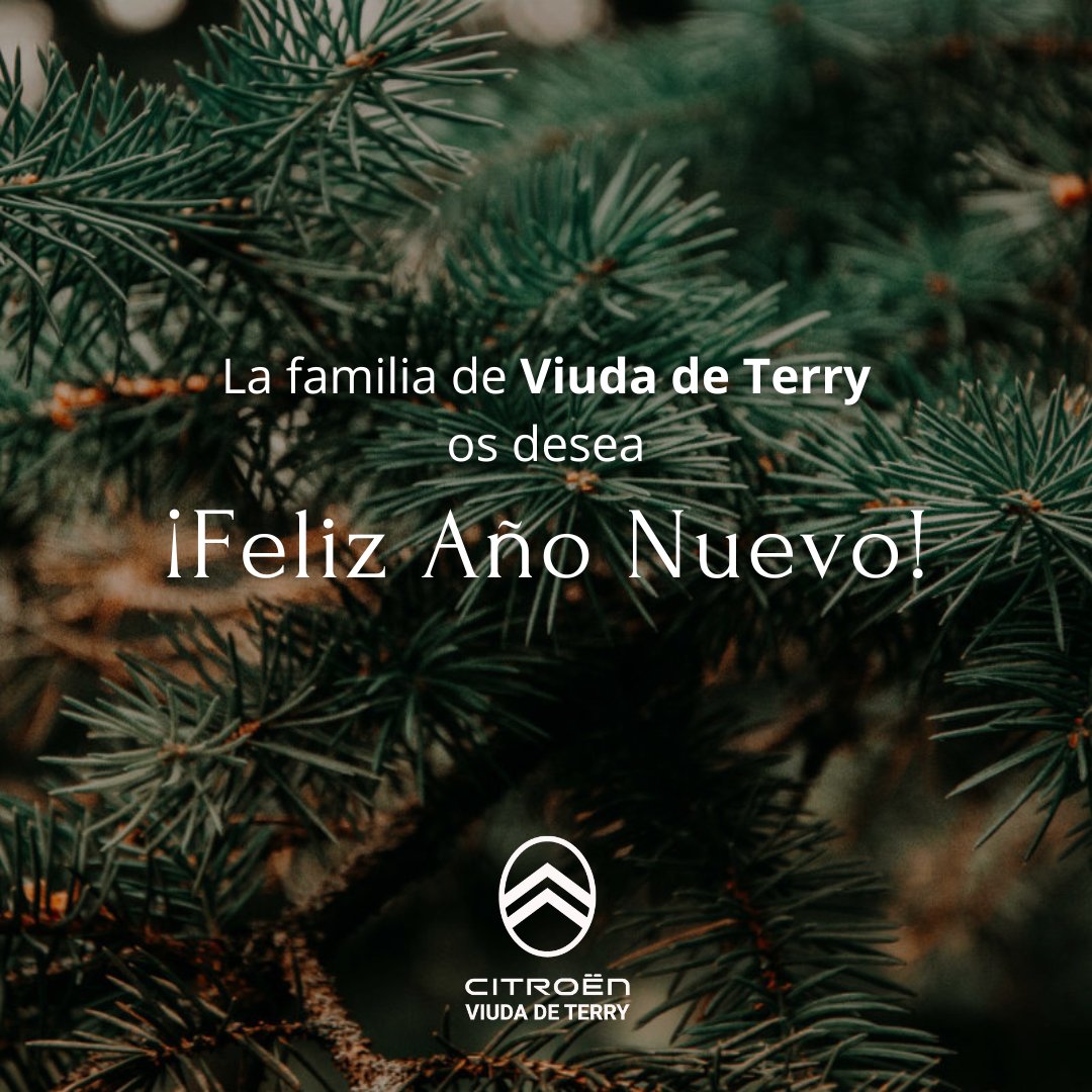 Desde #ViudaDeTerry te deseamos un Año Nuevo lleno de kilómetros de felicidad, viajes inolvidables y momentos especiales. Que el 2024 sea un año de innovación y alegría al volante. ¡Feliz Año Nuevo! 🚗🎉 #AñoNuevoCitroën