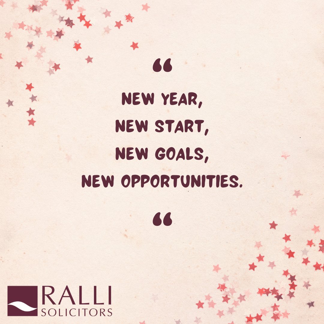RalliLLP's tweet image. Happy New Year! Will 2024 be the year you’ll start a new #businessventure? Make sure you have the correct #legalpaperwork in place - we can provide our expertise to any business structure. Call 0161 615 0651 or visit ralli.co.uk/practice-areas… 

#NewYearNewVenture #LegalSupport