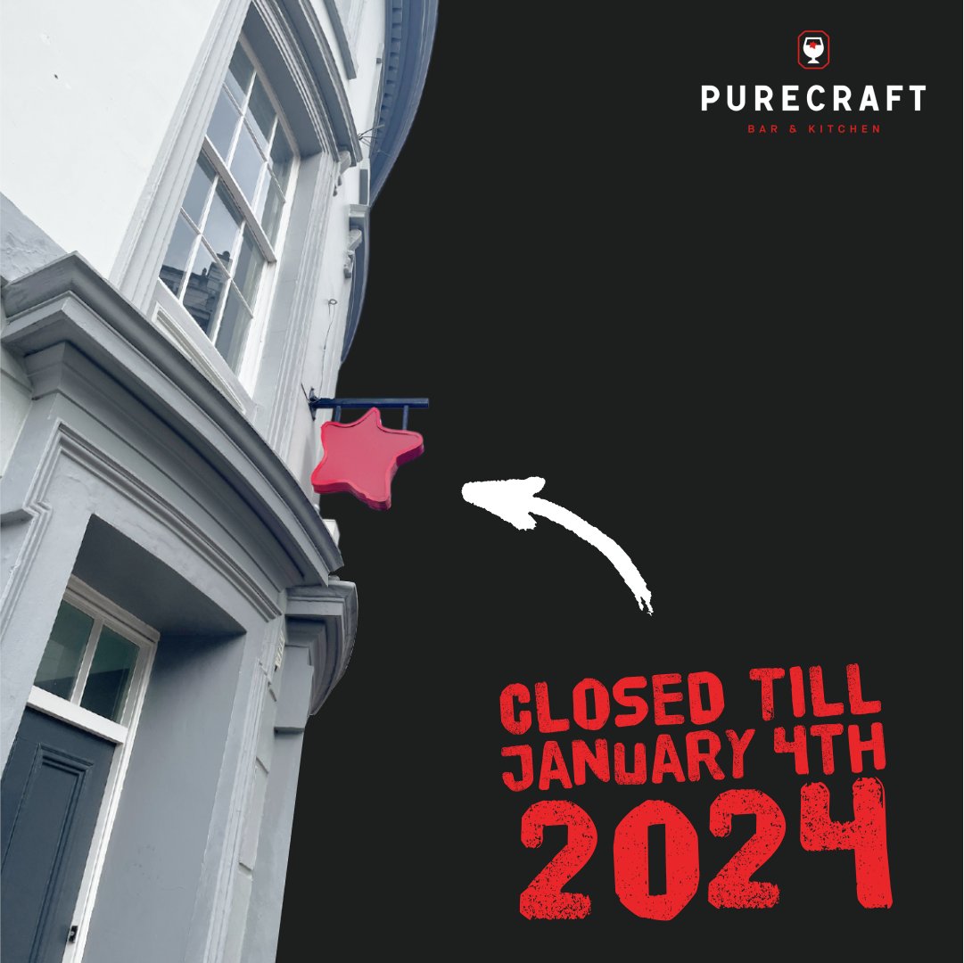 We are closed now until January 4th. Whilst we all have a few days off to rest and re-energise, we look forward to welcoming you back to the bar in the New Year! 

#HNY #NewYearsEve #NYE #HappyNewYear #ClosedForNYE #PureCommunity #PureQuality