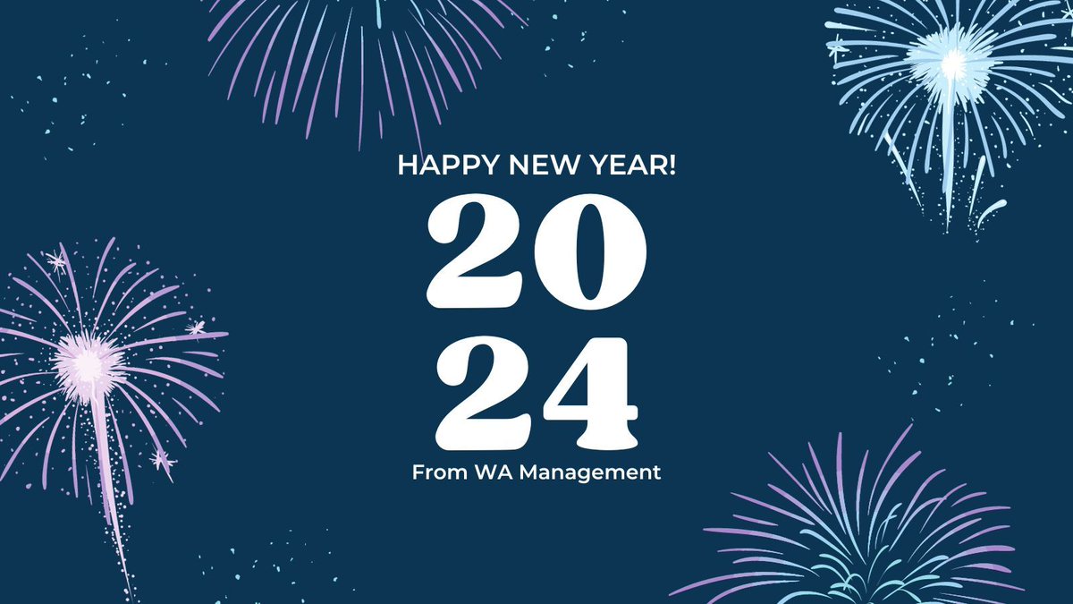 #HappyNewYear from the WA Team! 🎆 Here’s to another excellent year – bring it on! 🥂 #NewYears #NewYears2024