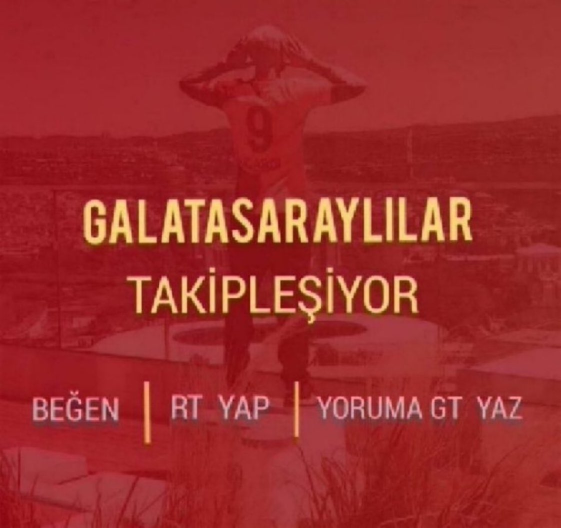 2024 ÜN İLK TAKİPLEŞMESİ KÜÇÜK HESAP KALMASIN

✅ REKOR TAKİPLEŞME BAŞLIYOR

 ✅HERKESE ANINDA GT VAR💛♥️

✅RT YAP 
✅BEGEN 
YORUM ATAN HERKESİ TAKİP EDEREK BİRLİKTE BÜYÜYELİM💛❤️
