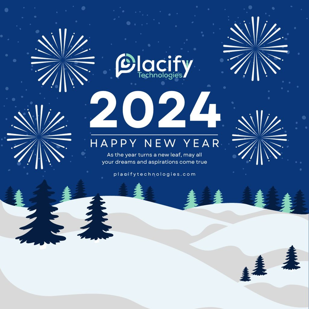 Placifytech's tweet photo. In the year ahead, may you find moments of peace, achieve your goals, and embrace new opportunities. Wishing you a year filled with love, laughter, and positive growth. Cheers to a fantastic New Year! ✨ https://t.co/wNs37Gel8l