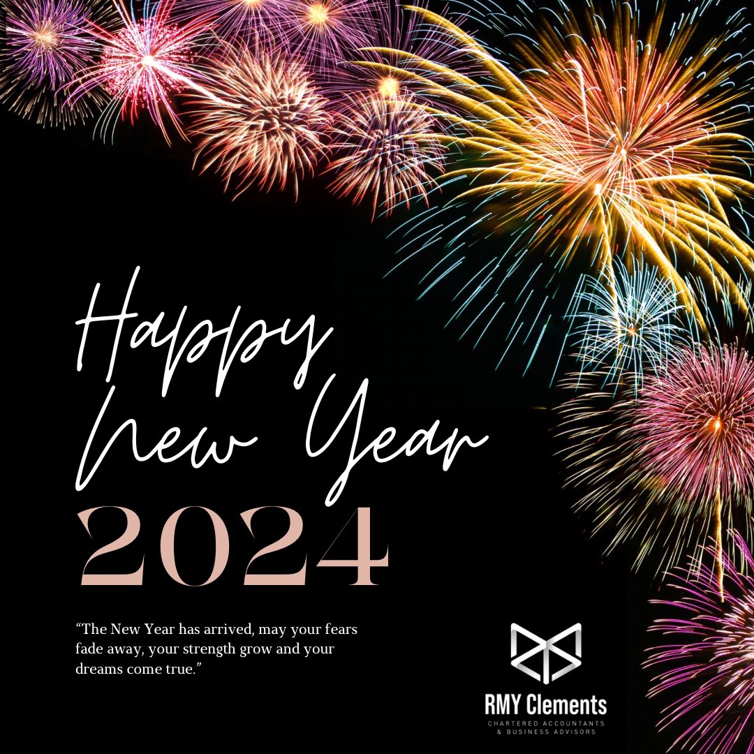 rmyclements's tweet photo. Happy new year from RMY! Here is hoping 2024 is everything you want it to https://t.co/ejd9xfBl5V