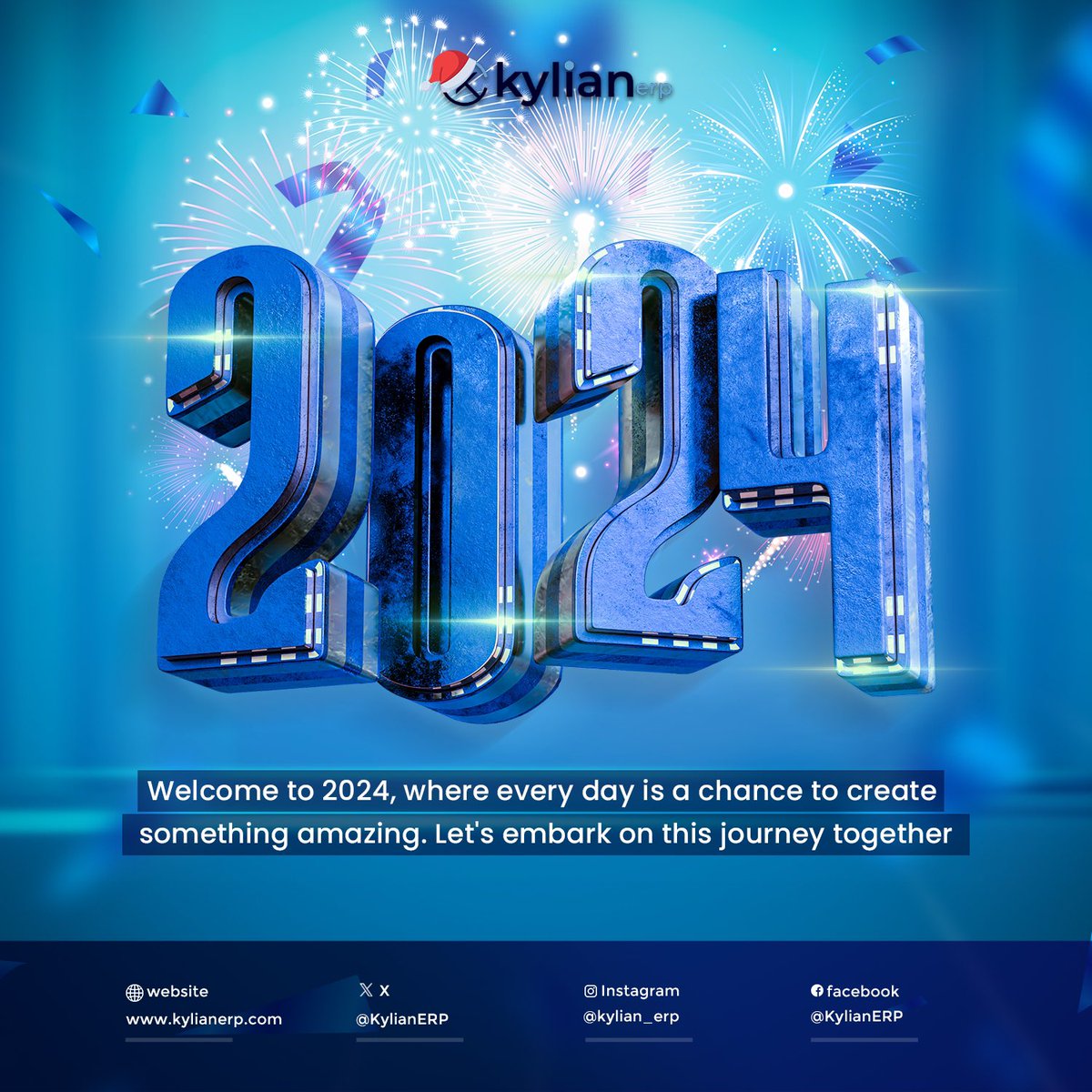 KylianErp's tweet photo. Embracing the magic of a new beginning! May the coming year be a symphony of joy, love, and success. Happy New Year! From all of us at Kylian Erp
•
#newyear #2024 #newbeginnings #tgif #hrsuccess #kylianerp #kylian #hr #absence #leave #leavemanagement #top #timesheet #payroll #payslip #lagos #attendance #core #features #tracking #reports #generate #salary #payment #automated #absencemanagement #kpi #hrsolution #hrsoftware #erp  #WeekendReady #HRInnovation