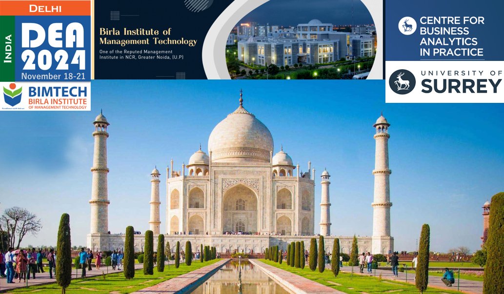 IMA_Journals's tweet image. @DataEnvelopment dataenvelopment.com/dea2024/
HAppy New Year!. I am pleased to announce the DEA2024: International Conference of Data Envelopment Analysis, scheduled to take place at BIMTECH Noida, Delhi, India, from November 18 to 21, 2024.