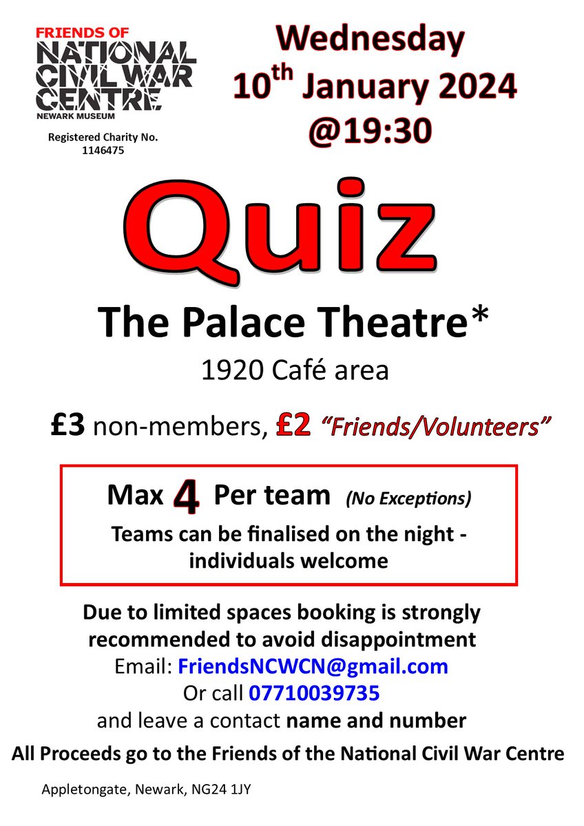 Friends of National Civil War Centre Newark Museum tweet media