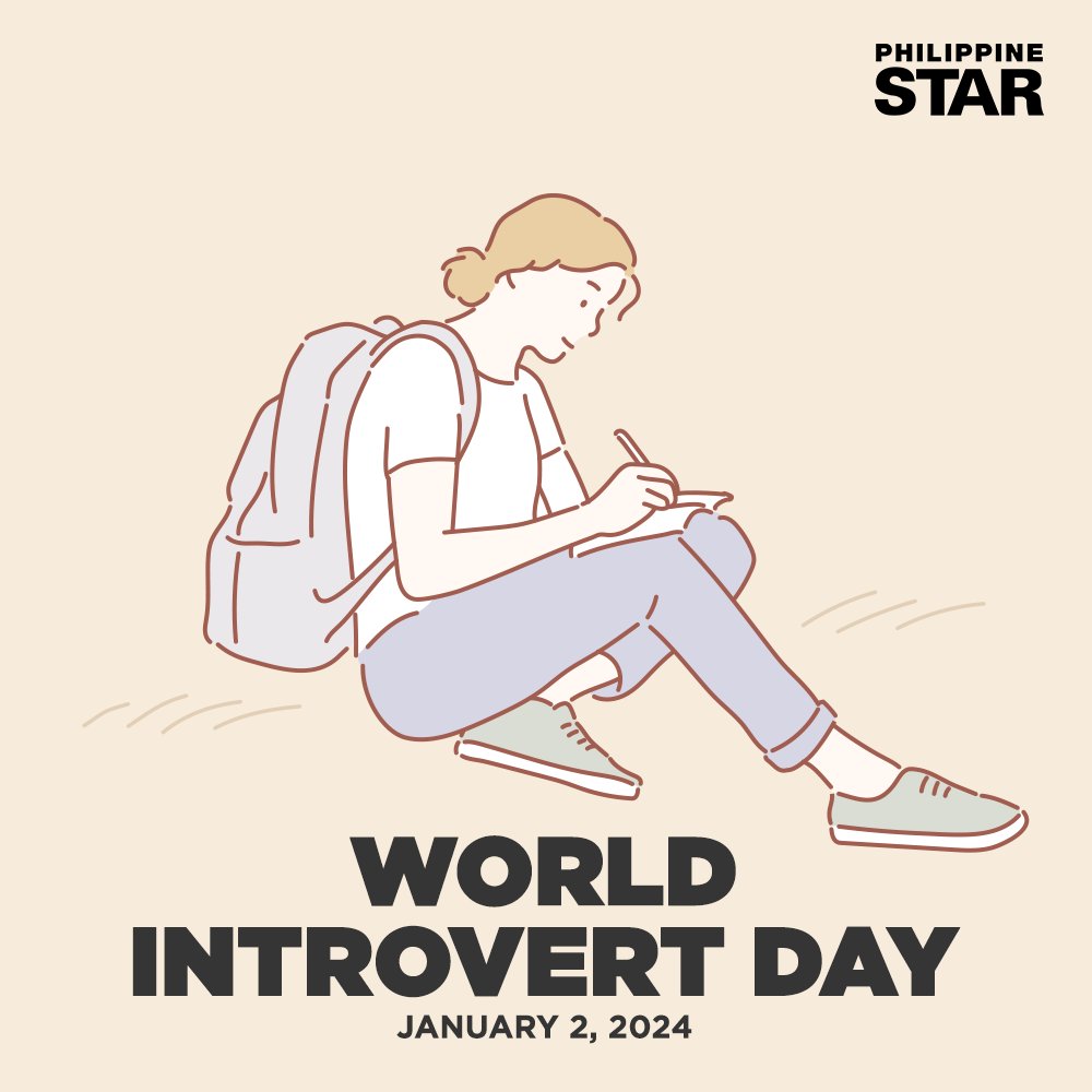 PhilippineStar's tweet image. It&apos;s your day, quiet ones! #WorldIntrovertDay