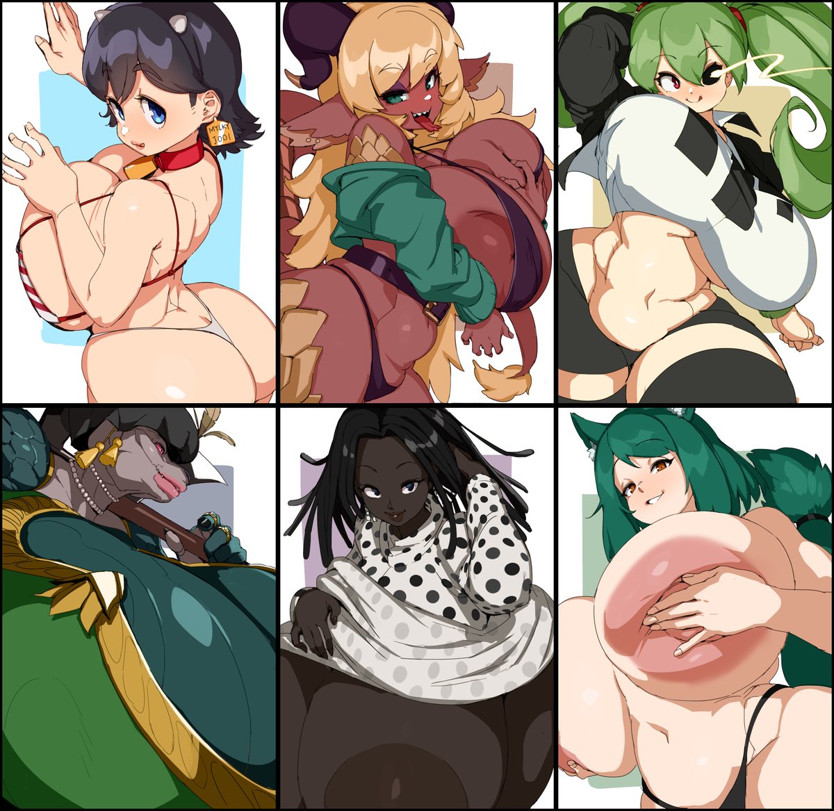 6 supporter OCs!