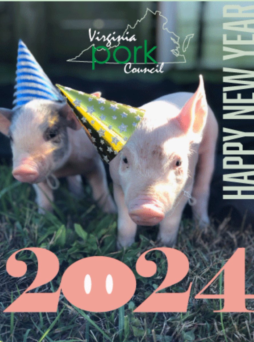VAPorkCouncil's tweet photo. Happy 2024! https://t.co/E4vuWQ6xqh