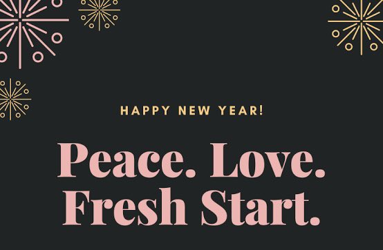 Happy new year. We all make mistakes, we all learn from them, let’s start the new year fresh. Let’s forgive each other, let’s see the good in people, let’s be more positive and less vindictive. Also say a prayer for all those suffering around the world. #HappyNewYear