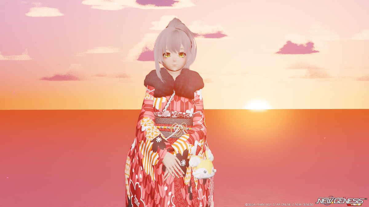 新年あけましておめでとうございます！
今年もよろしくお願いします！
#PSO2NGS 
#PSO2NGS_SS 
#メンテの日じゃないけどssを貼る