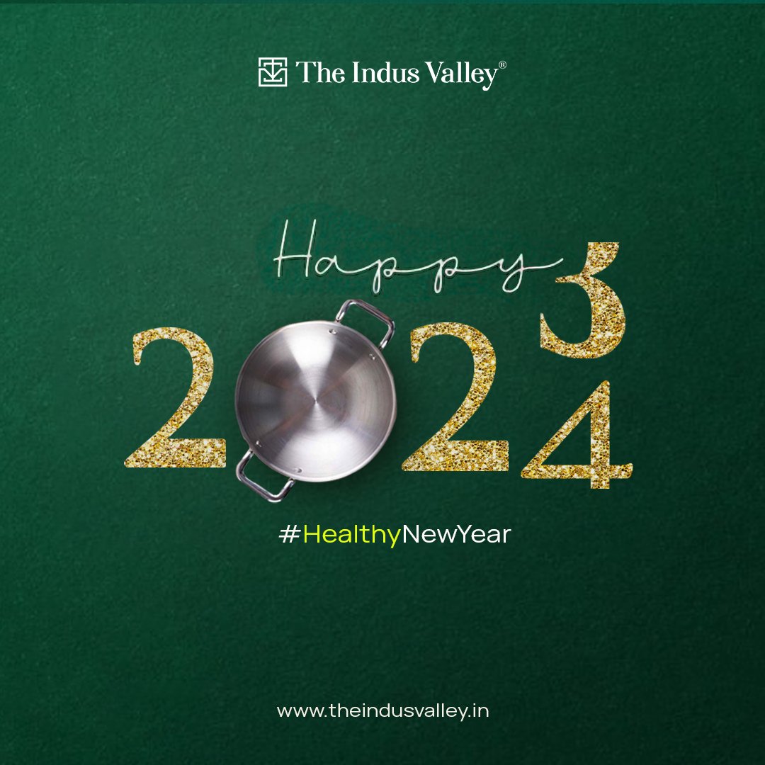 Theindusvalley_'s tweet photo. #HappyNewYear #TheIndusValley #HealthyNewYear #HealthyCookware 

✨ Wishing you a radiant and healthy New Year from The Indus Valley! 🌿🎉
 
🌟 May your days be filled with joy, positivity, and the vibrant energy of a new beginning! 🌈✨

#NewYear #2024NewYear https://t.co/Oxgmg3ZNPQ