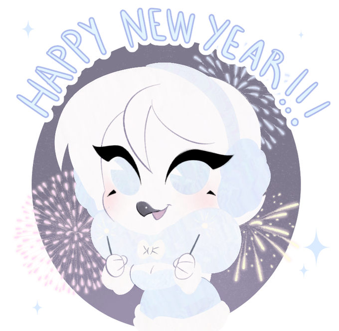 「blue eyes happy new year」 illustration images(Latest)