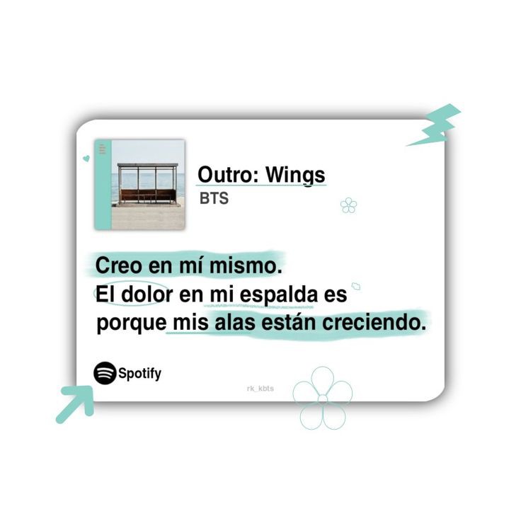 🤍 Porque quiero que mi 2024 suene como Wings de BTS 🤍