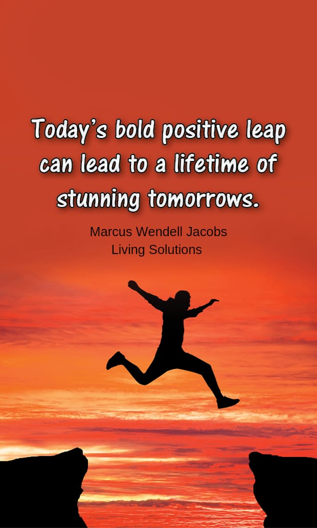 MarcusWendellJ's tweet photo. It's a leap year. Take a bold positive leap! https://t.co/odYIvlwVlN