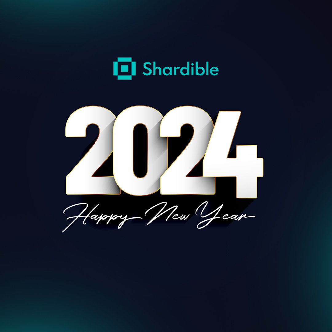 🎉 Wishing everyone in the #Shardible community a fantastic #NewYear! 🥳

✨ Here's to a fresh start in 2024, filled with endless possibilities in the #NFTs universe. 

🚀 Let's paint this year with creativity, innovation, and shared success! 🌟 Cheers to an amazing journey