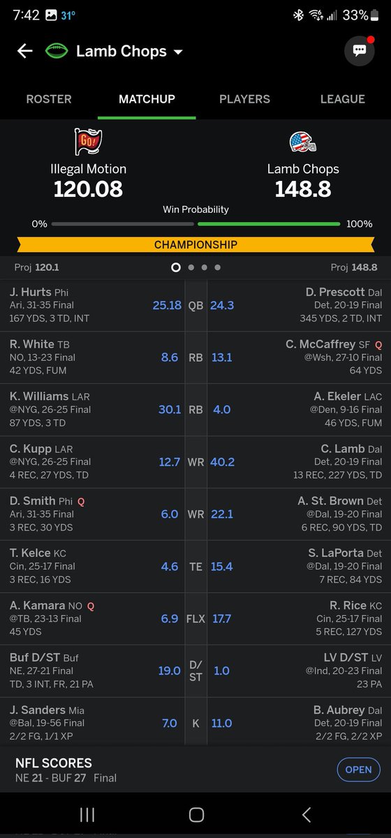 bigants1989's tweet photo. @MatthewBerryTMR Pulled through lets gooo, this team was stackkkeedd https://t.co/9uRYoGjZ0n