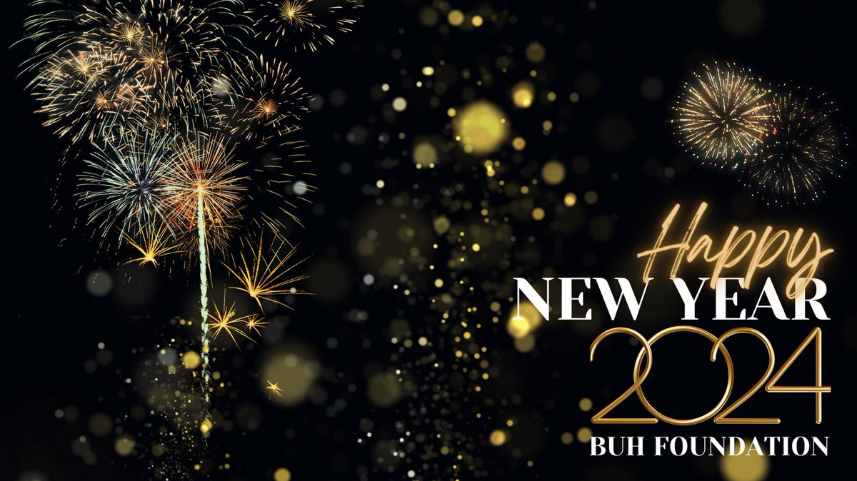 We’re grateful for all our donors &amp; supporters! Thank you for all you’ve done to help us grow this year. Can’t wait to move onward and upward in 2024!

HAPPY NEW YEAR! 

#buhfoundation
#happynewyear
#saskatchewan
#northbattleford