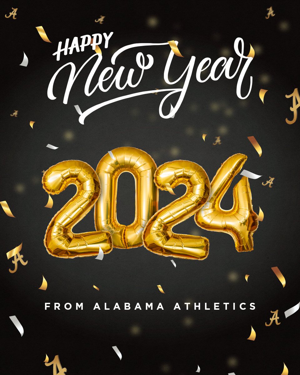 Roll Tide and Happy New Year! 🐘🎉

#RollTide