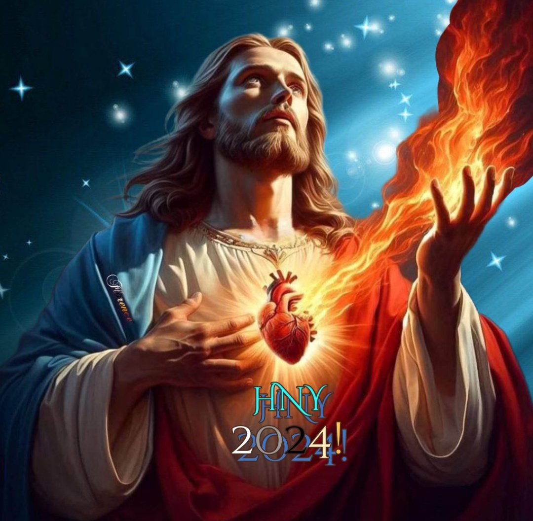 Why is the Sacred Heart on fire?