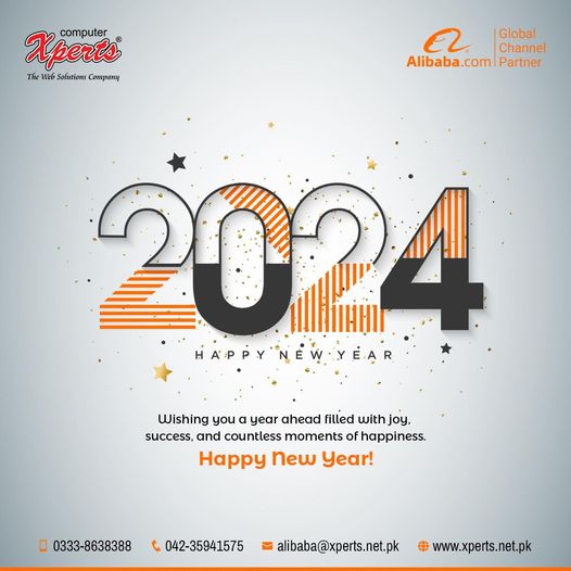 1ecommercexpert's tweet photo. Happy New Year 2024 to all! 🌟
Let's hope 2024 bring positive changes to the Export industry of #Pakistan. Let's unite and strive for greater heights, fostering collaborations with Alibaba to increase Pakistan's exports.
.
#HappyNewYear #ExportWithAlibaba #NewYear2024 #lahore https://t.co/vYo0SQ7wpG