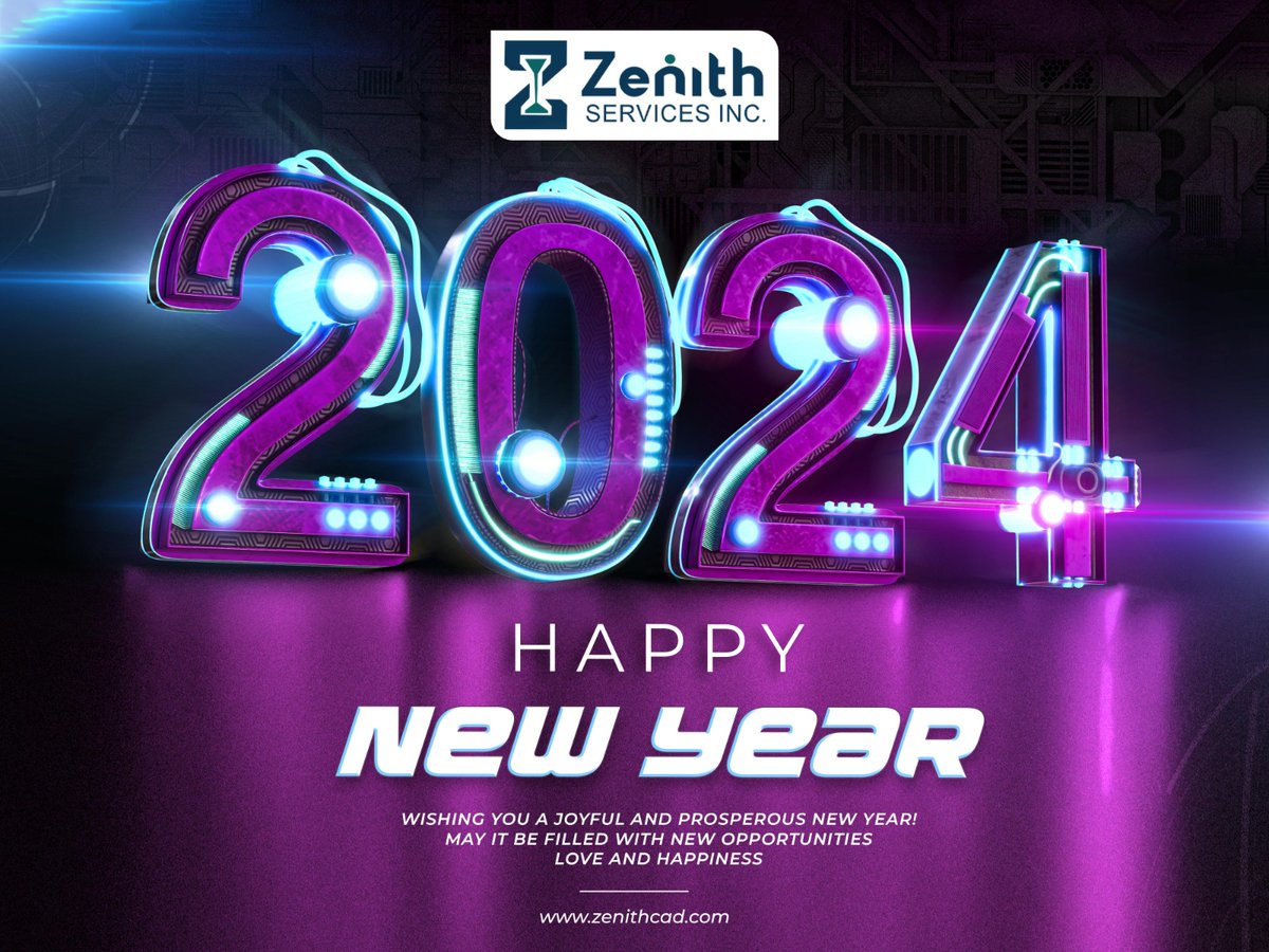 May the New Year bring you joy, prosperity, and abundant opportunities. May love and happiness accompany you throughout the journey ahead!🎉💖✨

.
#zenithcadservices #zenithcad #pinceton #newjersey #itconsultingservices #newyear2024 #cheerstoanewyear #2024beginnings