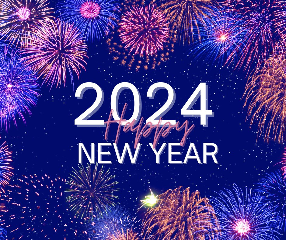 Wishing EVERYONE a most WONDERFUL New Year, let's make this one the best yet! HAPPY 2024! #NewYear #2024 #NewYearGreetings #HappyNewYear