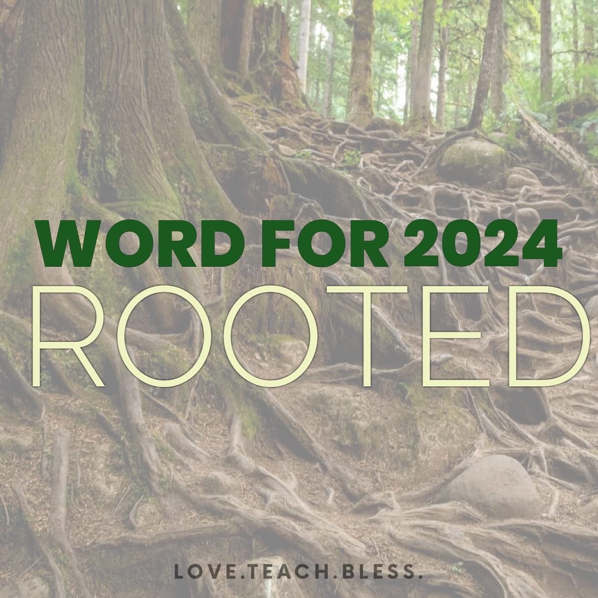 Happy New Year!! My word for 2024 is ROOTED. It took me all the month of December 2023 to pick my word. This word is everything I need to really bloom and flourish in 2024. Everything I need and desire is already ROOTED within me. 🙌🏽 🌳 #wordoftheyear #rooted #within #within