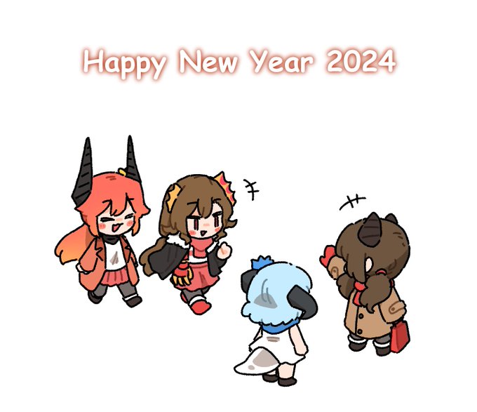 「新年 しっぽ」のTwitter画像/イラスト(新着)